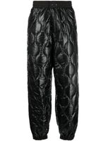 Junya Watanabe MAN pantalon droit à design matelassé - Noir