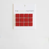 The Mosaic Factory Barcelona Mozaiek Tegel Vierkant - Rood Porselein Geglazuurd 300x300 mm