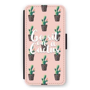 Cactus quote: iPhone 11 Flip Hoesje