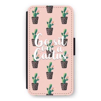 Cactus quote: iPhone 11 Flip Hoesje