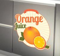 Sticker Orange Juice Sticker Orange Juice