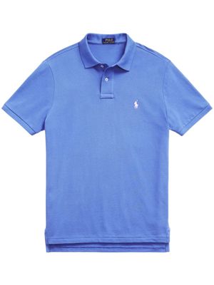 Polo Ralph Lauren polo à motif Polo Pony brodé - Bleu