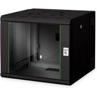 Digitus DN-19 09-U-3-SW rack 9U Wandrek Zwart