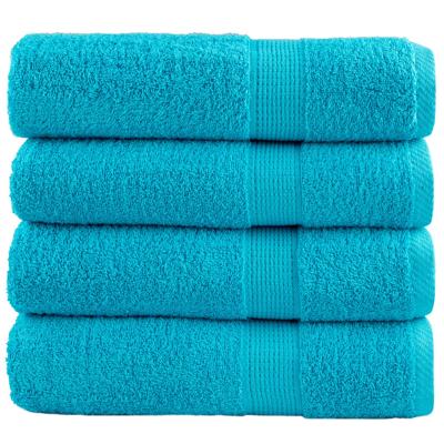 VidaXL Badhanddoeken solund 4 st 600 g/m² 100x150 cm