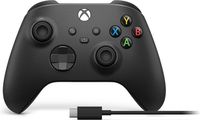 Xbox Wireless Controller - Carbon Black + USB-C Cable - thumbnail
