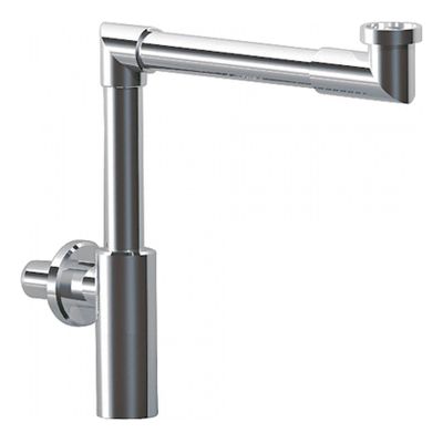 Design Sifon Tres Selection | 5/4" | Standaard | Messing | Rond | Chroom