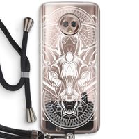 Oh Deer: Motorola Moto G6 Transparant Hoesje met koord