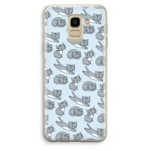 Poezen: Samsung Galaxy J6 (2018) Transparant Hoesje