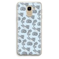 Poezen: Samsung Galaxy J6 (2018) Transparant Hoesje