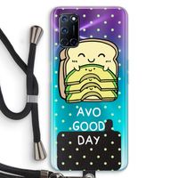 Avo Good Day: Oppo A72 Transparant Hoesje met koord