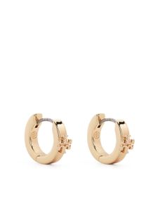 Tory Burch boucles d'oreilles polies à motif Double T