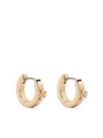 Tory Burch boucles d'oreilles polies à motif Double T