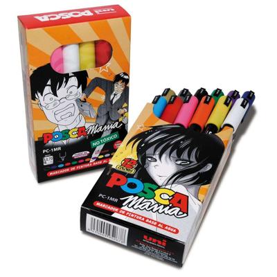 Markeerset Uni-Ball Posca Mania PC-1MR Multicolour
