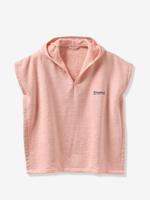 Badponcho baby personaliseerbaar Animal lichtroze