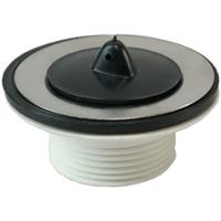 Riko Kunststof Plug met Ketting - 5/4 inch x 60mm - Wit