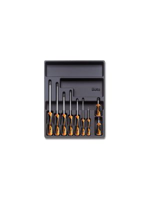 Beta Harde voorgevormde inzetbakken met assortiment gereedschap T168 - 024240168