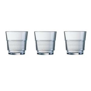 Waterglazen/drinkglazen - 12x - transparant - 200 ml - glas - glazen