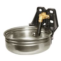 Drinkbak Roestvrijstaal 5L met staafventiel 1/2" type E21 Drinkbak Roestvrijstaal 5L met staafventiel 1/2" type E21