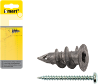 Pgb-Europe smart | zelfb. gipskartonplug +schroef ø 15x29 zn | 6 st smgkps00101h