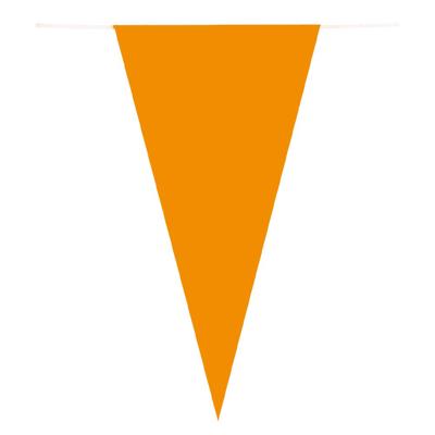 Boland Papieren vlaggenlijn oranje, 10mtr.