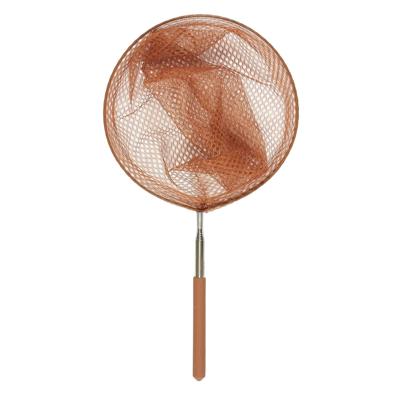 Schepnet - telescopisch- 70 cm - bruin - aluminium - visnet / vlindernet - uitschuifbaar Schepnet - telescopisch- 70 cm - bruin - aluminium - visnet / vlindernet - uitschuifbaar