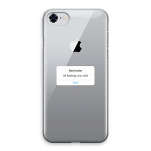 Reminder: iPhone 8 Transparant Hoesje