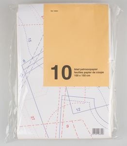 Patroonpapier, ft 100 x 150 cm, pak van 10 vel