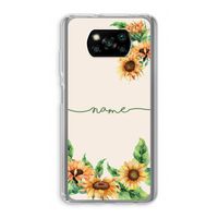 Zonnebloemen: Xiaomi Poco X3 NFC Transparant Hoesje