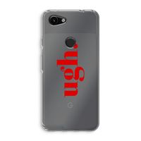 Ugh: Google Pixel 3a Transparant Hoesje