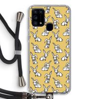 Haas: Samsung Galaxy M31 Transparant Hoesje met koord
