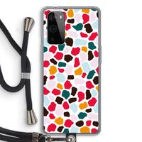 Colored Giraffe: OnePlus 9 Pro Transparant Hoesje met koord