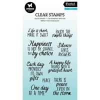 Studio Light • essentials clear stamp quotes peace