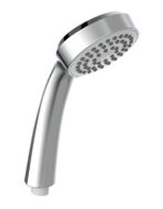 RIMINI handdouche, 1 functie, chroom antikalk nozzles handdouche: Ø ca. 8 cm inclusief waterbesparende pakking-tot wel 50% minder water verbruik ½" (Ø ca. 1,9 cm) verbinding voor doucheslang