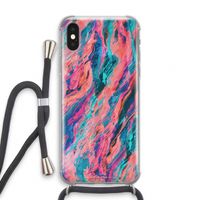 Electric Times: iPhone XS Transparant Hoesje met koord
