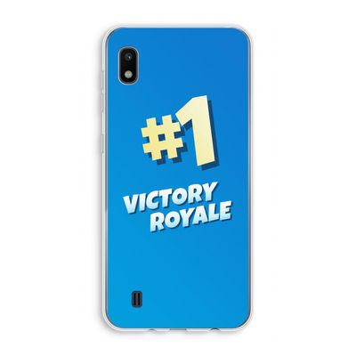 Victory Royale: Samsung Galaxy A10 Transparant Hoesje