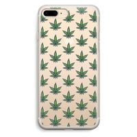 Weed: iPhone 7 Plus Transparant Hoesje
