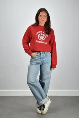 Sporty & Rich trui California Emblem ST07164033RE15 ruby