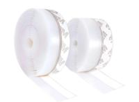 Fedec Siliconen tochtstrip deuren/ramen 35 mm dik / 5 meter lang - Wit