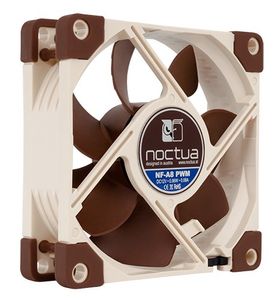 Noctua NF-A8 PWM koelsysteem voor computers Computer behuizing Ventilator 8 cm Beige, Bruin