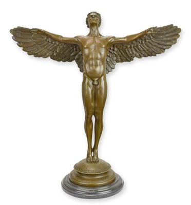 A BRONZE SCULPTURE CALLED RISING DAY
