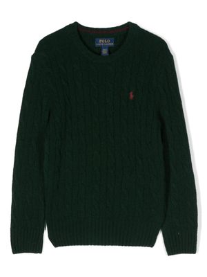 POLO RALPH LAUREN KIDS pull Polo Pony - Vert