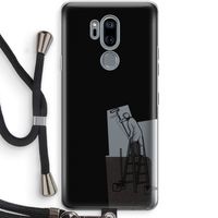 Musketon Painter: LG G7 Thinq Transparant Hoesje met koord