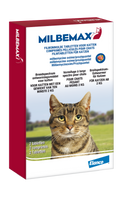 Milbemax ontworming kat vanaf 2 kilo, 2 tbl Milbemax ontworming kat vanaf 2 kilo, 2 tbl