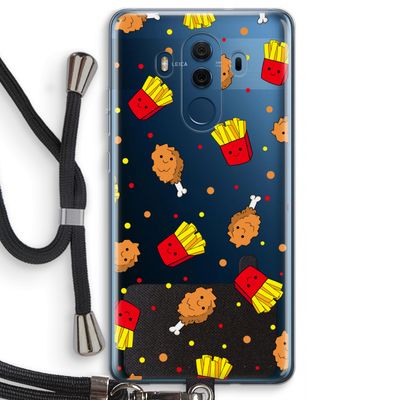 Chicken 'n Fries: Huawei Mate 10 Pro Transparant Hoesje met koord