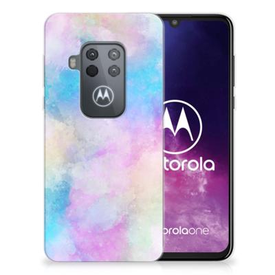 Smartphone hoesje Motorola One Zoom Watercolor Light