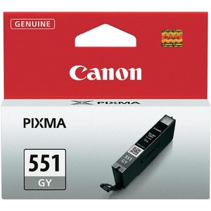 Canon inktcartridge CLI-551GY, 780 pagina&apos;s, OEM 6512B001, grijs