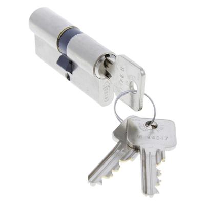 Starx Starx SKG** profielcilinder verlengd (1x) vernikkeld - 65 (30/35) mm