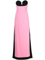 V:PM ATELIER robe-bustier à coupe longue - Rose