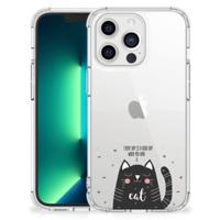 iPhone 13 Pro Max Stevig | Bumper Hoesje | Cat Good Day