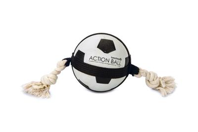 Beeztees Action Voetbal met Touw Ø 12,5 cm